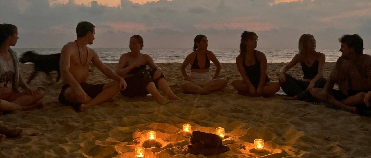 Meditation Class at Varkala Beach Meditation Class at Varkala Beach | Devvrat Yoga TTC